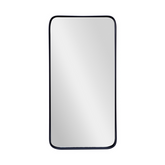 Bandeja Espelhada Retangular Preta 40cm